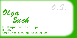 olga such business card